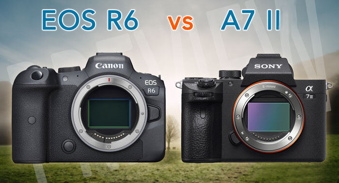 مقایسه دوربین آلفا 7S II با دوربین کانن EOS R6
