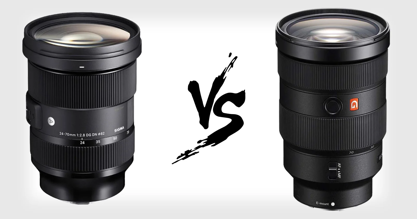 مقایسه لنز 70_24 gm سونی و لنز 70_24 سیگما آرت سونی